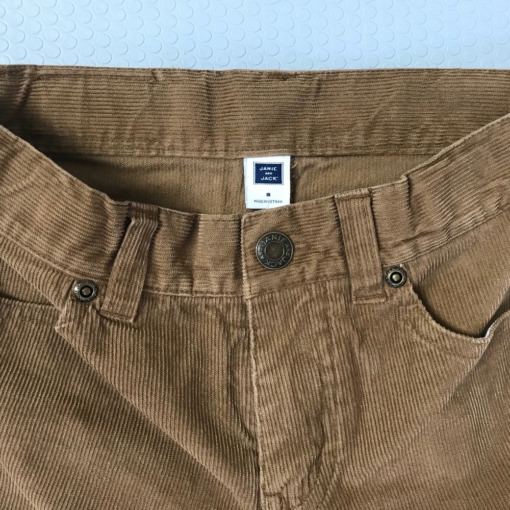 Janie & Jack camel corduroy pants